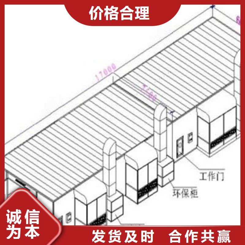 汽车家具工业喷烤漆房移动伸缩喷漆房现货满足大量采购