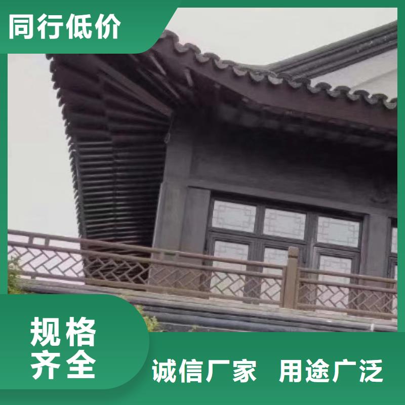 铝代木古建垂花柱安装