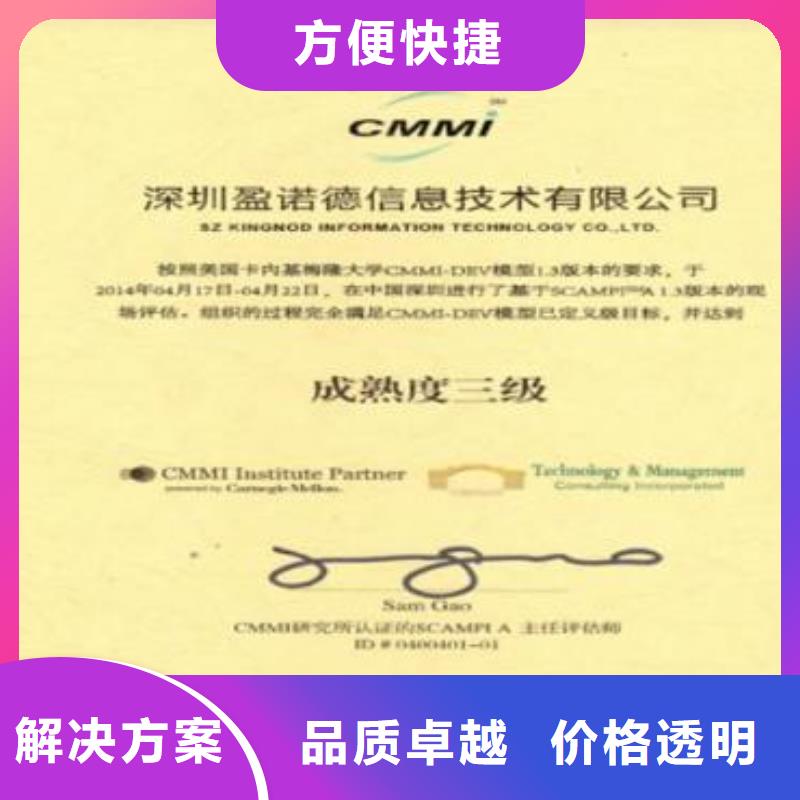 CMMI认证ISO13485认证实力雄厚