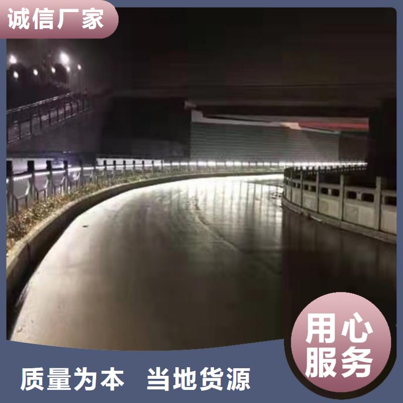 不锈钢桥梁防撞护栏河道景观灯光护栏【城市景观防护栏】可接急单