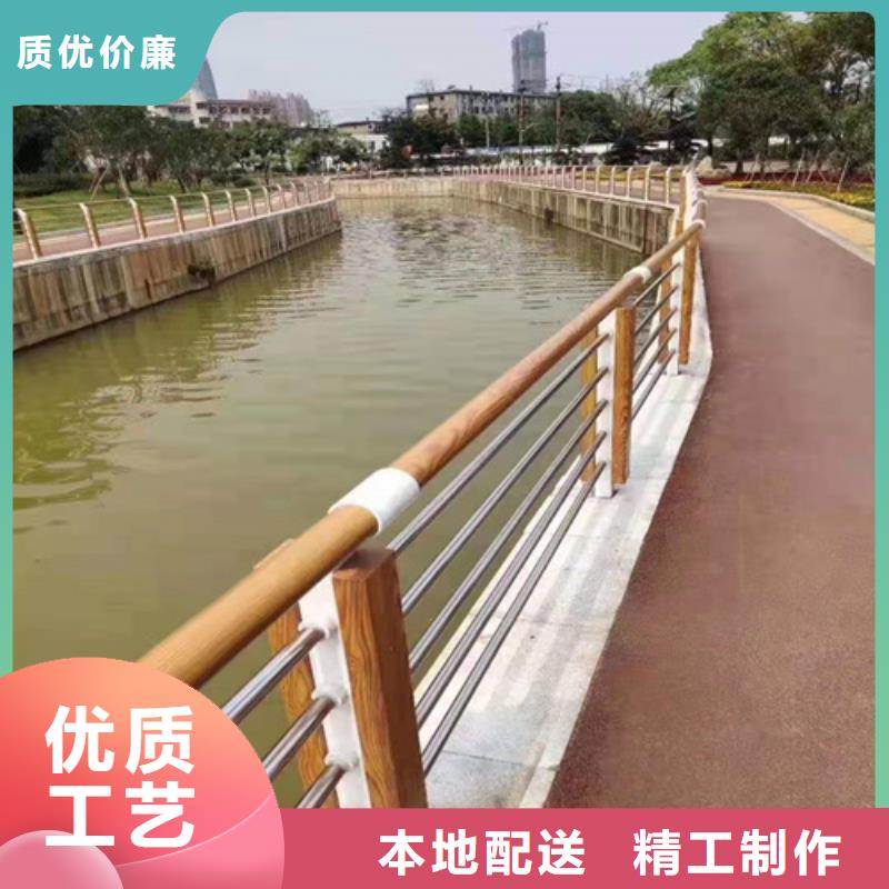 不锈钢桥梁防撞护栏河道景观灯光护栏_河堤防撞护栏一致好评产品