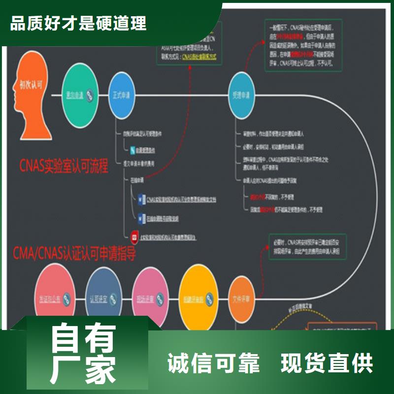 CMA资质认定检验机构认可库存丰富