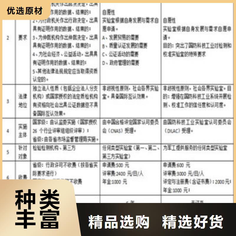 CNAS实验室认可实验室认可过程严选材质