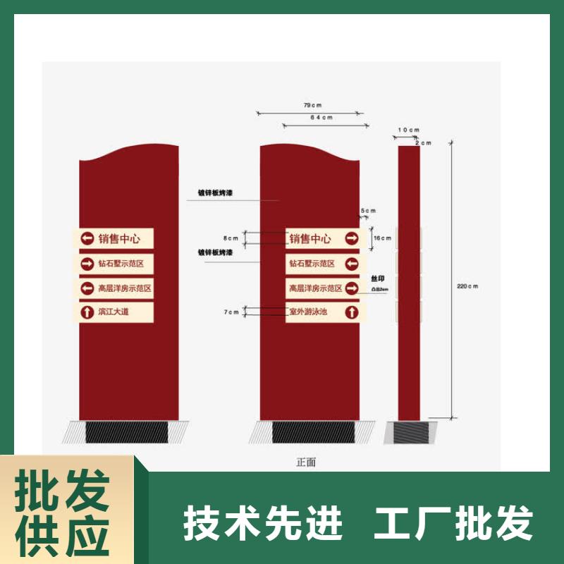 户外导视牌标识终身质保