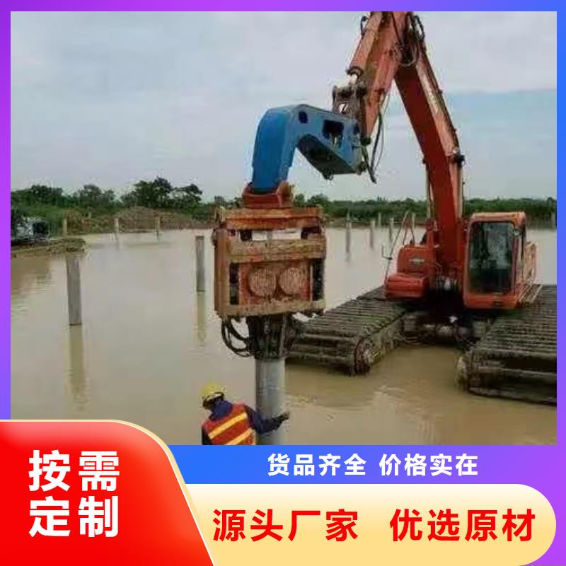 【水上挖掘机出租】水上挖机敢与同行比价格