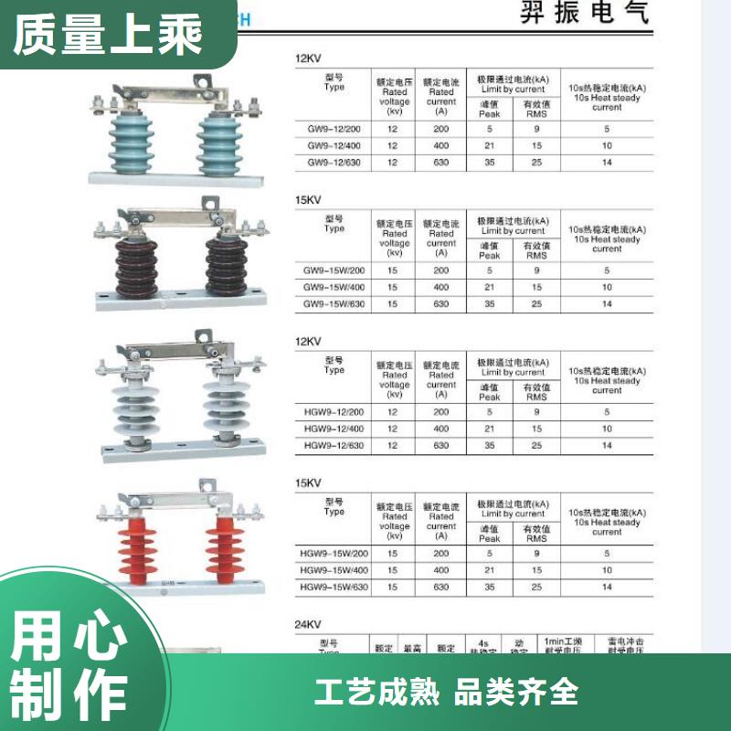 【高压隔离开关】三相组合式避雷器好产品不怕比