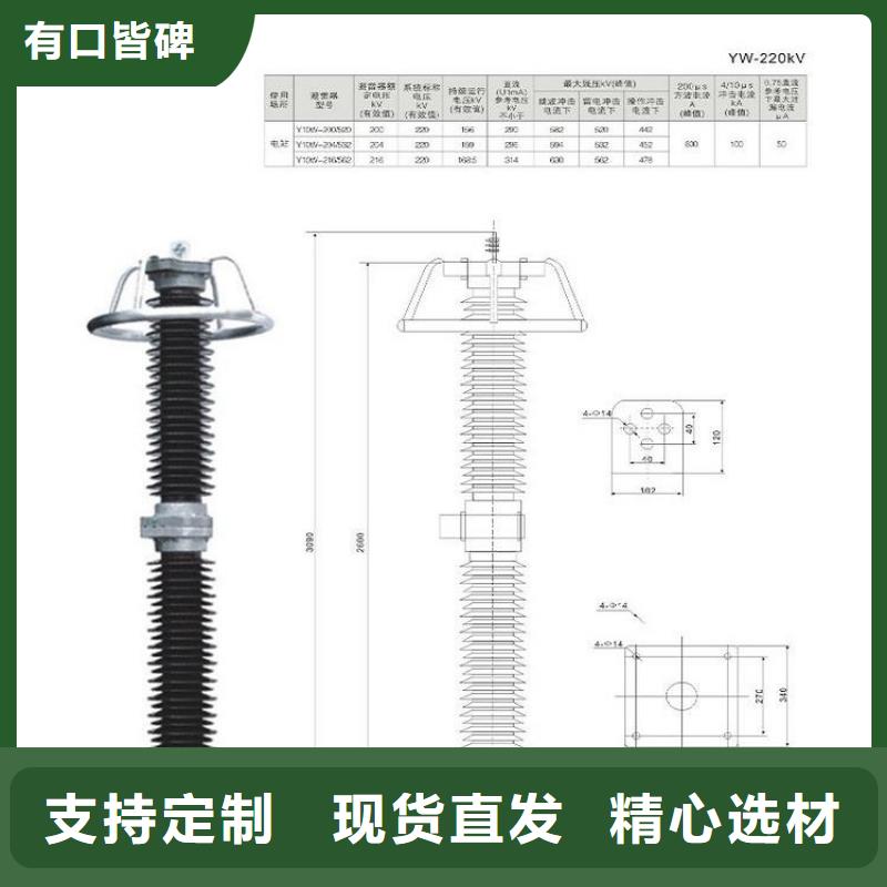 金属氧化物避雷器Y10W-216/562【浙江羿振电气有限公司】