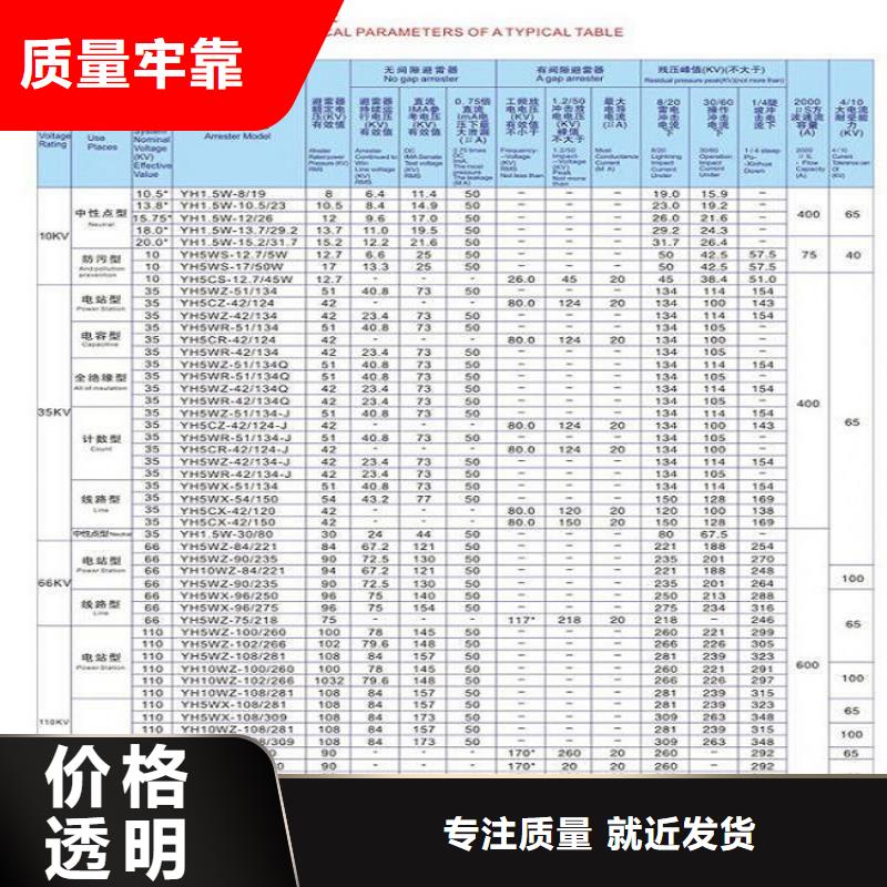 避雷器HY10WZ2-200/520S