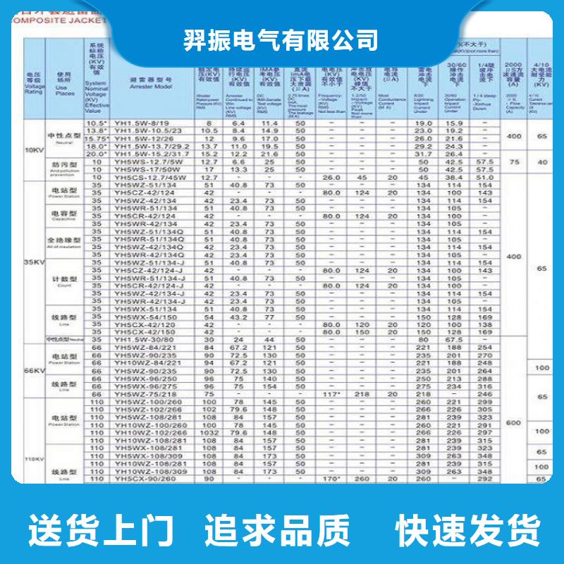 避雷器YH5WZ2-51/134G【羿振电气】