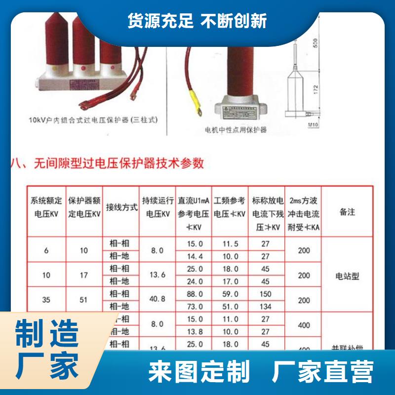 【组合式避雷器】TBP-C-42F/280-IM