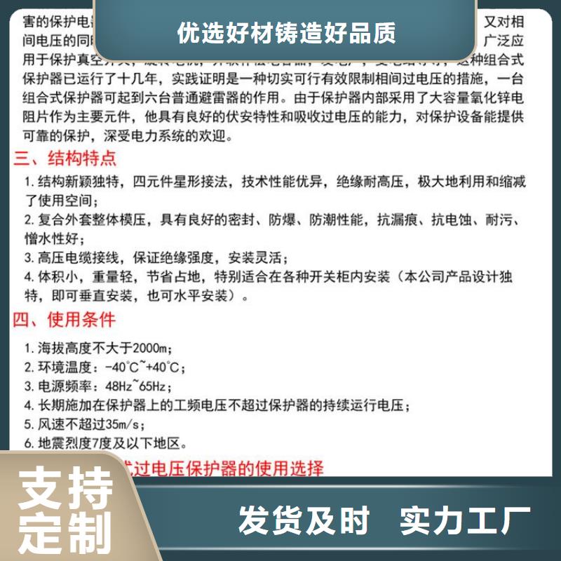 保护器(组合式避雷器)YHB5CD-7.6/18.7*7.6/18.7