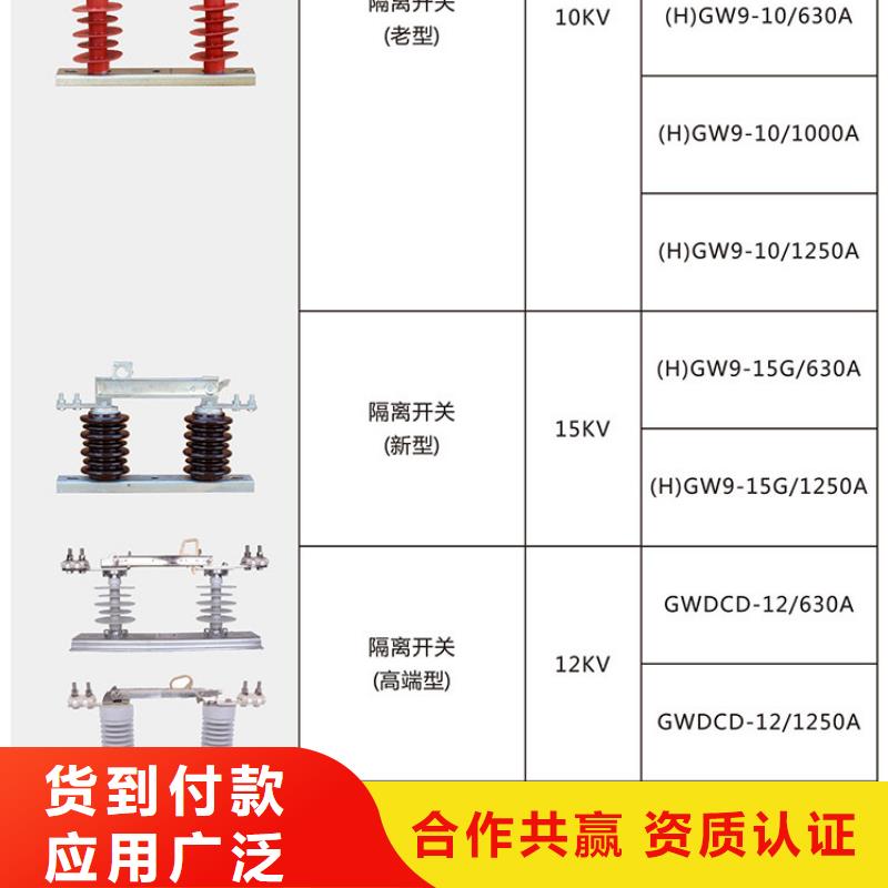 【隔离刀闸】10KV单级隔离开关GW9-12KV/200