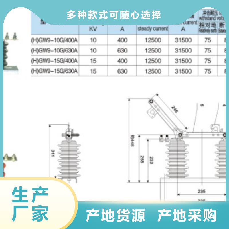 【隔离刀闸】FGW9-10/630