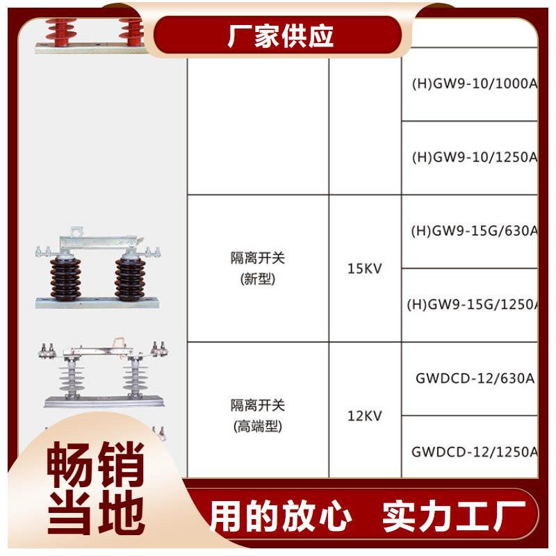 户外高压交流隔离开关：FGW9-12/400量大从优