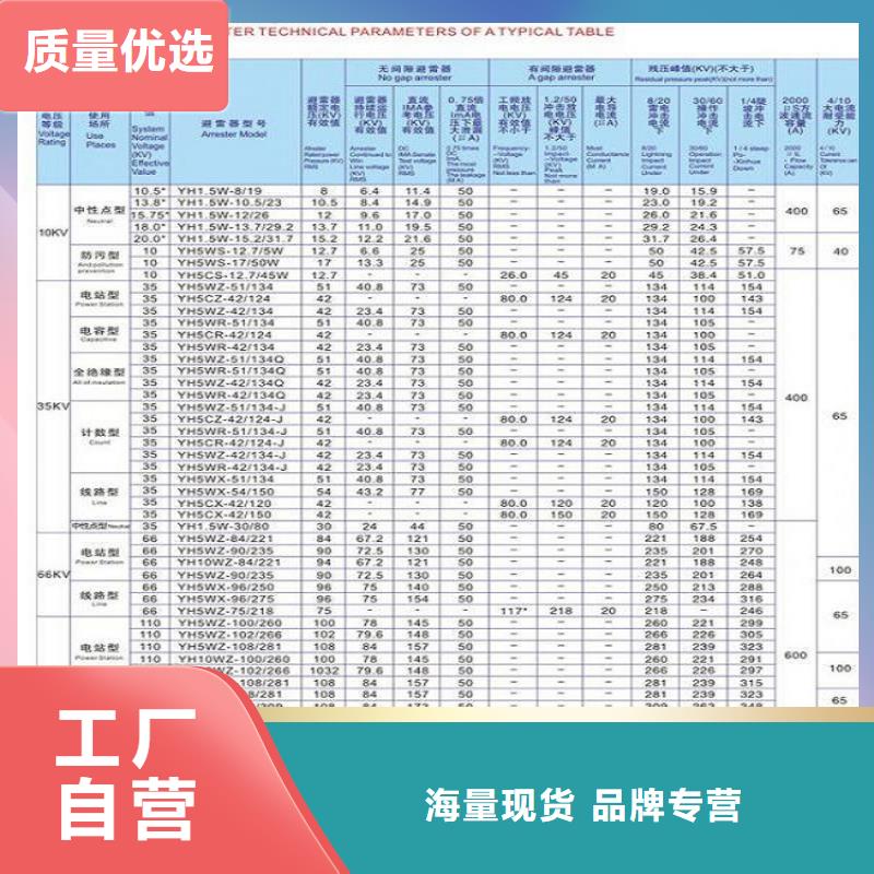 避雷器HY5WS2-51/134【羿振电力设备】