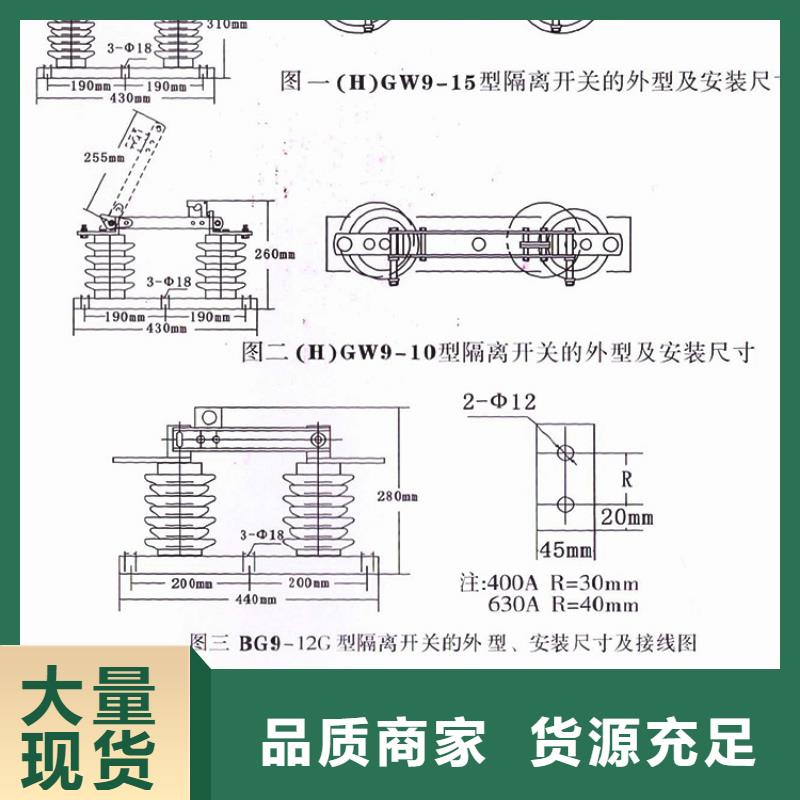 【羿振电气】隔离开关HGW9-10KV/200