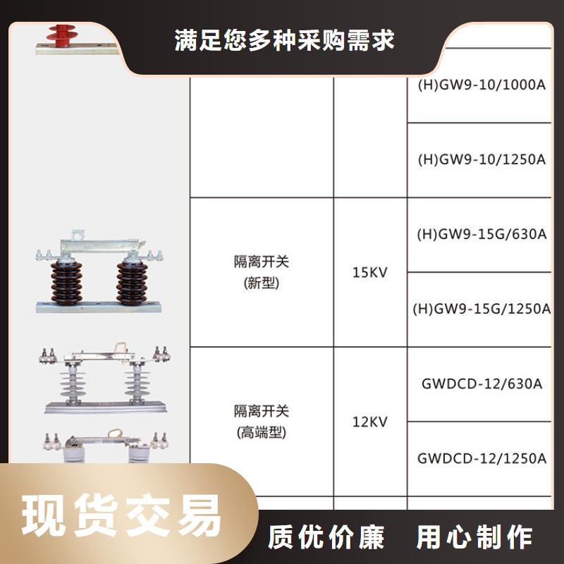 交流三相隔离开关HGW9-12/630A