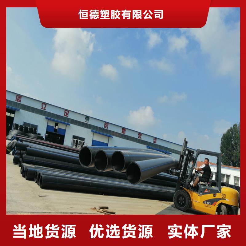 HDPE100级给水管来厂考察