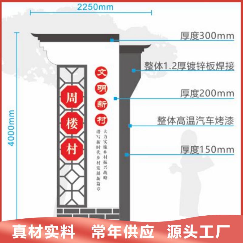 景点美丽乡村标牌品质过关