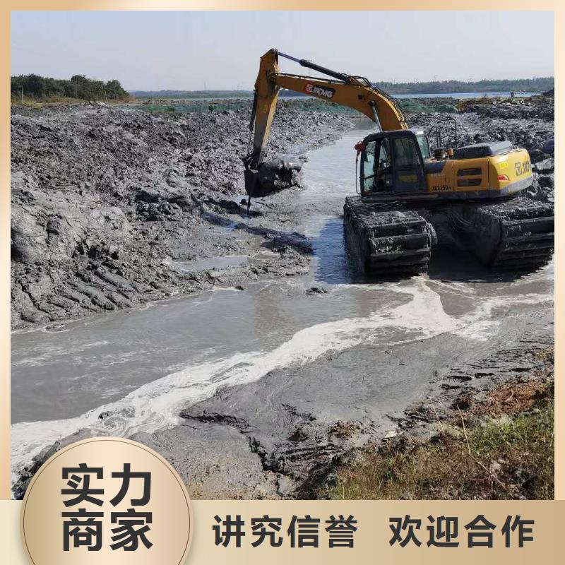 水上挖掘机租赁湿地挖机租赁公司质优价廉