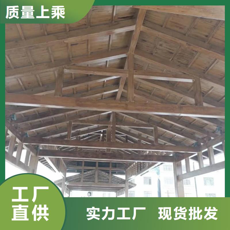 仿古园林建筑木纹漆全包施工价格