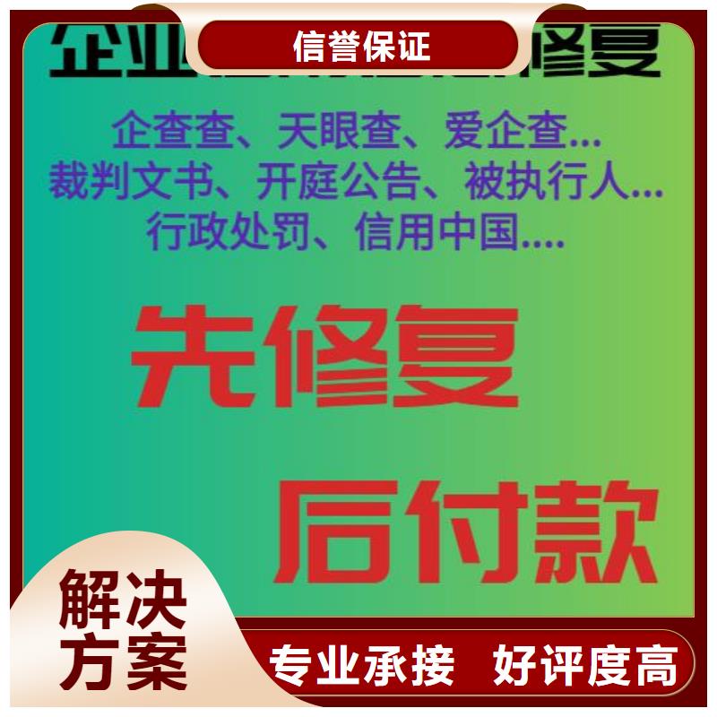 修复【执行信息公开网怎么处理】一对一服务