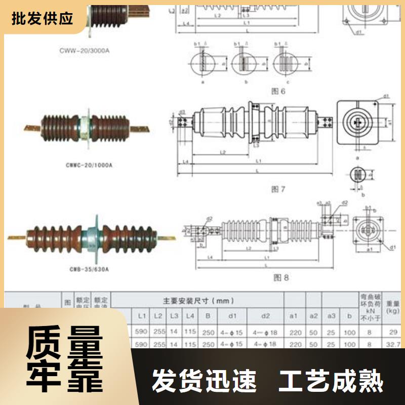 FCGW-40.5/1000高压硅胶穿墙套管