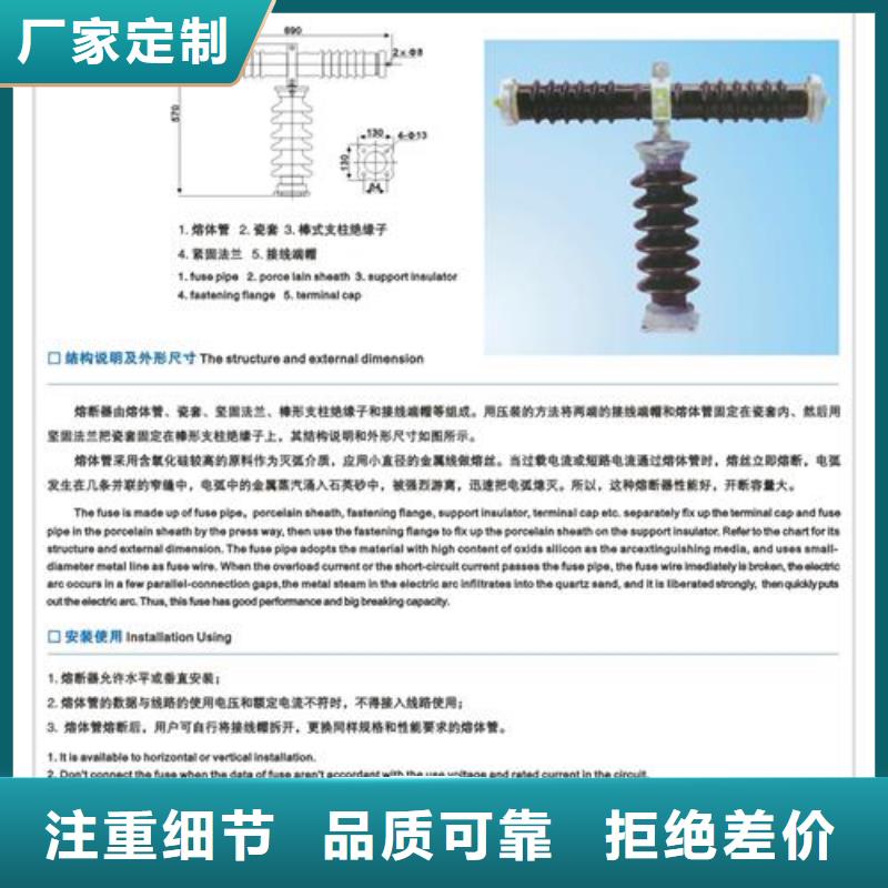 WFNHO-3.6/80A高压熔管合格证