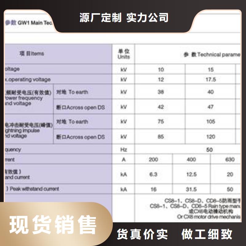 GW4-126/1250A户外高压隔离开关