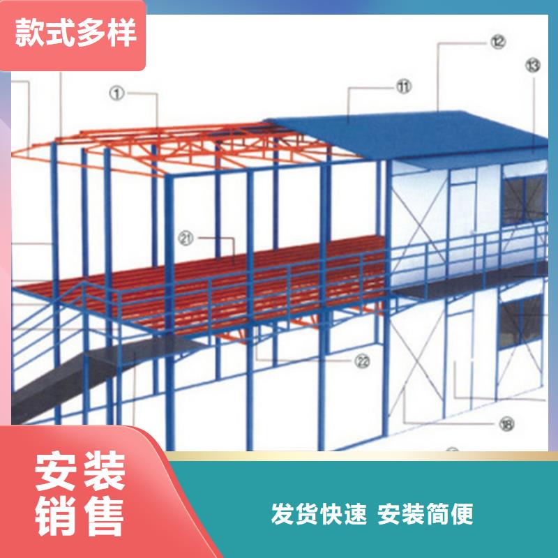 临河住人彩钢临建房出租