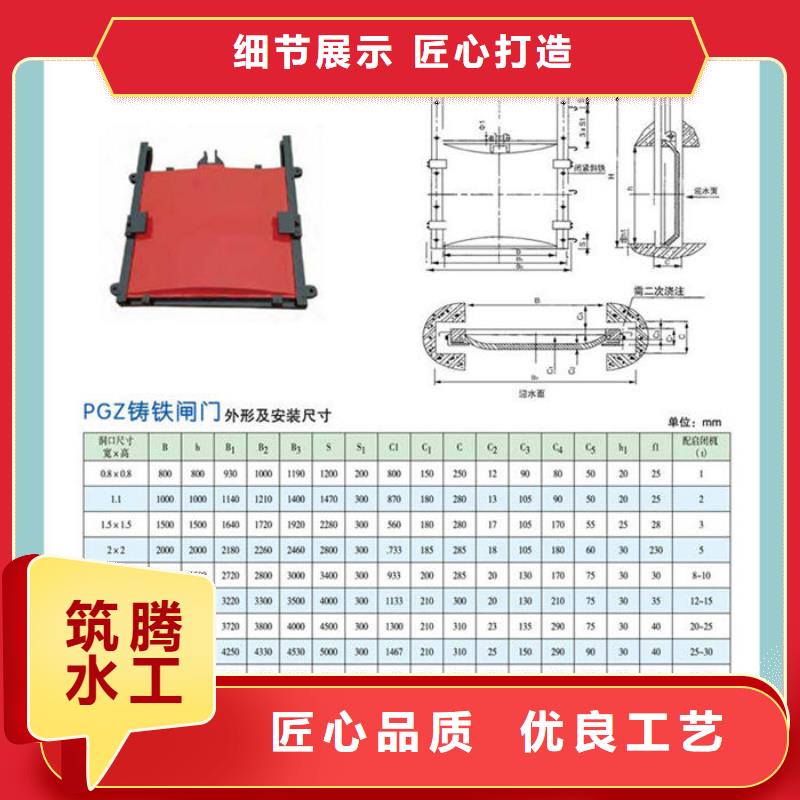 镶铜铸铁闸门厂家直营